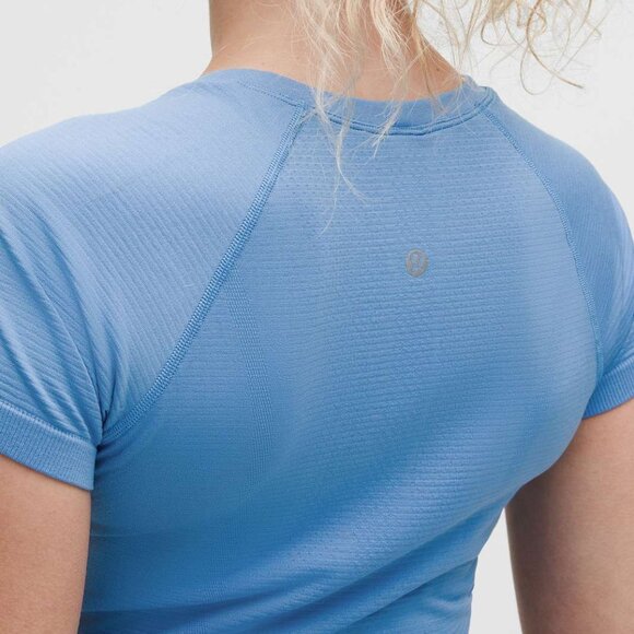 NWT Lululemon Swiftly Tech Short Sleeve 2.0, Sz 6, Pool Party - Picture 1 of 6